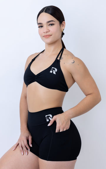 Women's Elevate Halter Top - Black